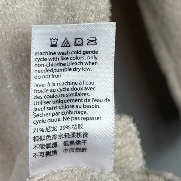 Barefoot Dreams CozyChic Ultra Lite Coastal Cowl Neck Tunic S Cozy Long Sweater - Picture 10 of 11